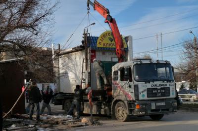 В Севастополе убирают киоски времен перестройки